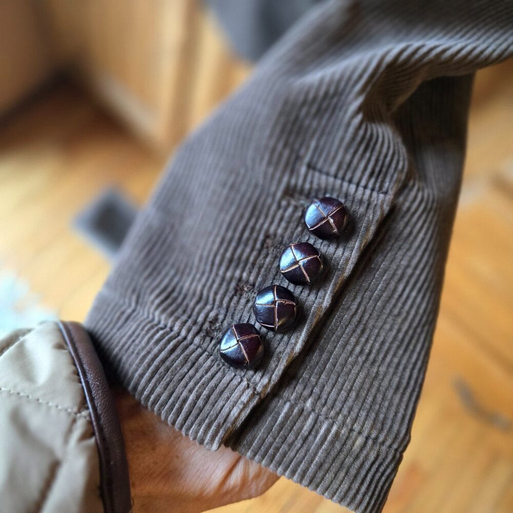 J Crew Brown Corduroy Jacket, size XL, EUC. *** Snowing Not Spotted - Picture 7 of 11